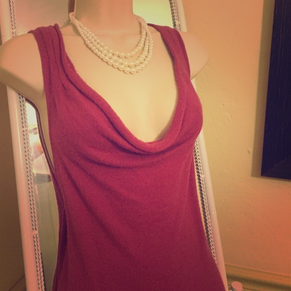 Cowl neck knit top🌷