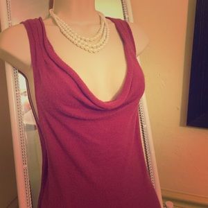 Cowl neck knit top🌷