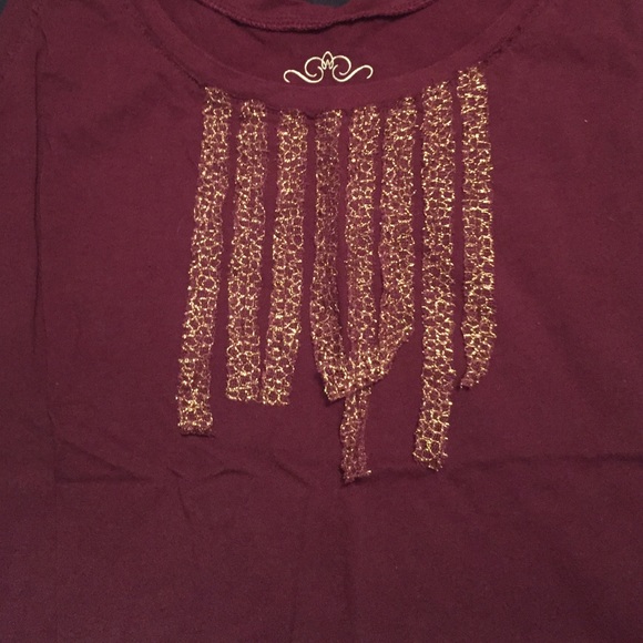 Purple and gold tank top. - Picture 2 of 3