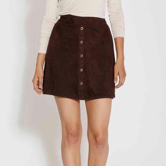 Maurices Faux Suede Skirt