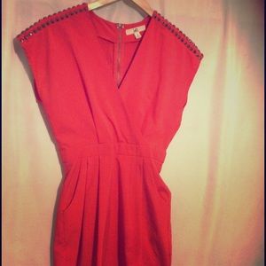 👗🍊TANGERINE STUDDED SHOULDER🍊👗