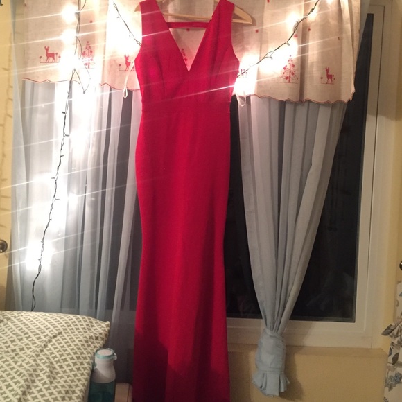 Red prom/formal long dress