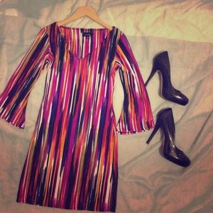 ⚡DRESS SALE⚡MultiColor Retro Spring Bodycon