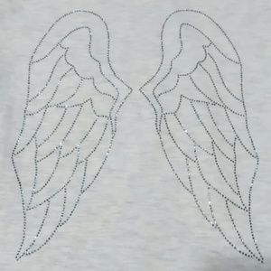 Victoria's secret angel wing sweatshirt
