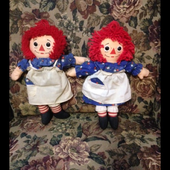 (2) 1997 Edition Raggedy Anns - 2 Identical Dolls