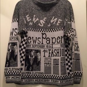 Newspaper Sweater