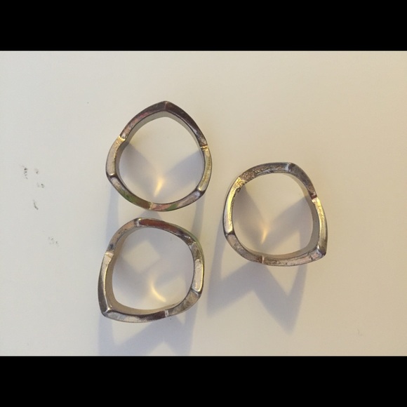 Three piece stackable rings - Picture 2 of 4
