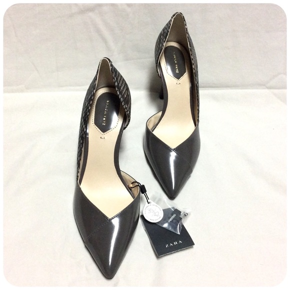 🆕 ZARA snake skin like heels - Picture 4 of 5