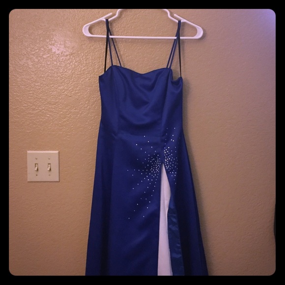 Royal blue formal dress