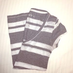 🔺Reserved Bundle🔻Aeropostale Striped VNeck Shirt