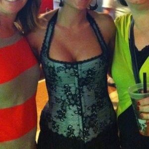 Fredricks of Hollywood halter corset NEW