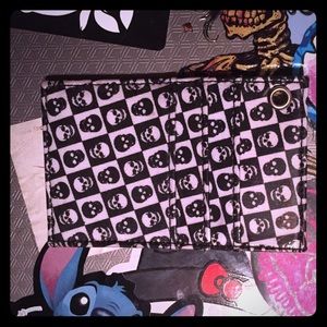 Skull mini wallet
