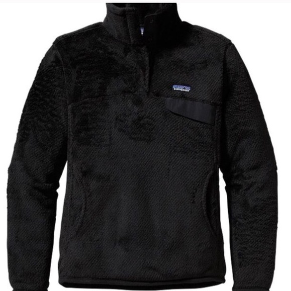 Patagonia small black retool snap t fleece