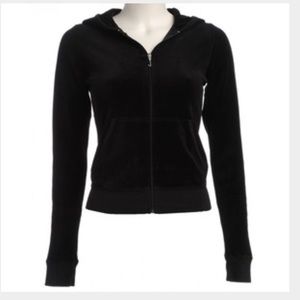 Juicy Couture Basic Velour Hoodie