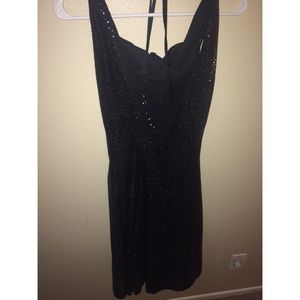 Black Sequin Dress