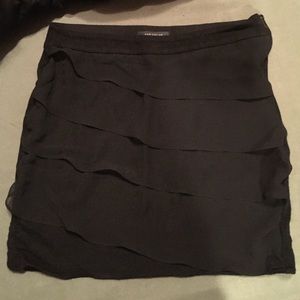 Black skirt with layers