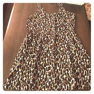 Cheetah print dress