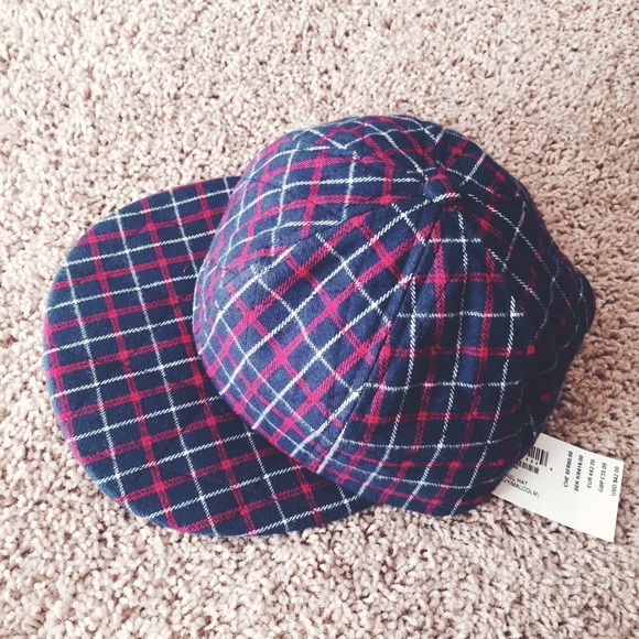 Brand New American Apparel Snapback in Plaid
