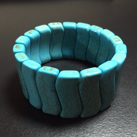 Turquoise Elastic Bracelet