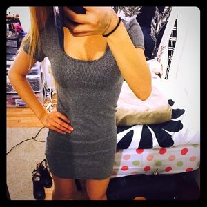 Grey Bodycon Dress