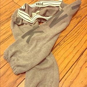Pink sweats