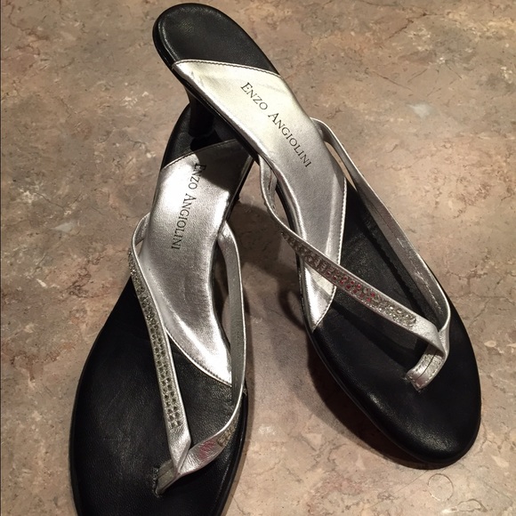 Enzo Angiolini kitten heel sandal