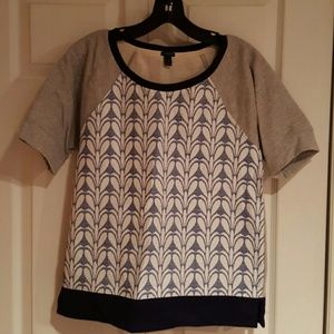 Short sleeve sweatshirt