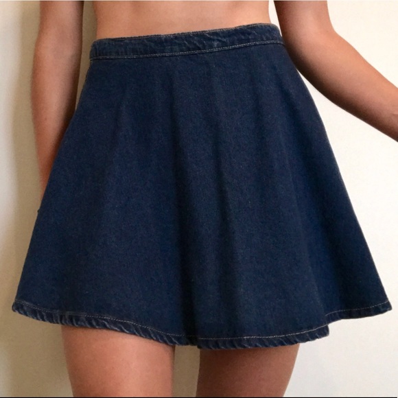 NWOT American Apparel | Denim circle skirt - Picture 2 of 6