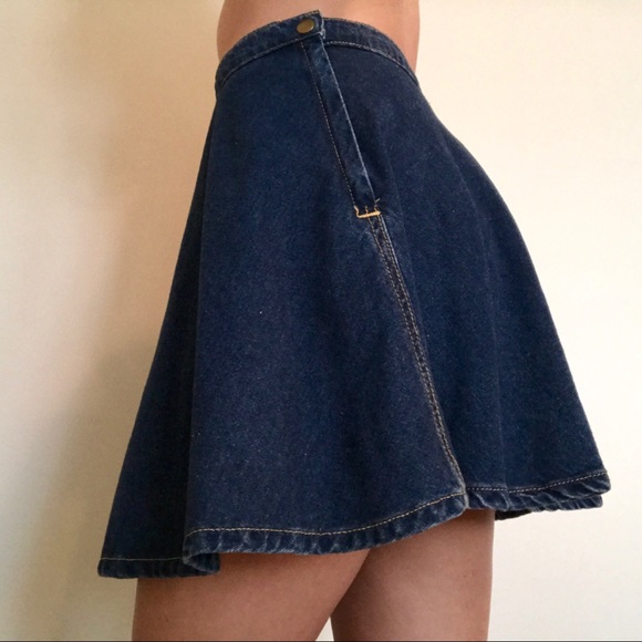 NWOT American Apparel | Denim circle skirt - Picture 3 of 6