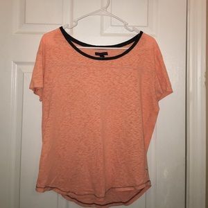 thin orange t- shirt