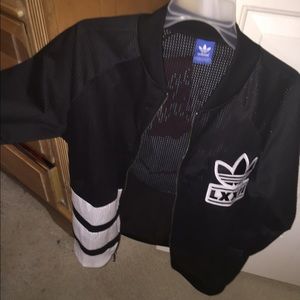 Women's adidas fleece track jacket