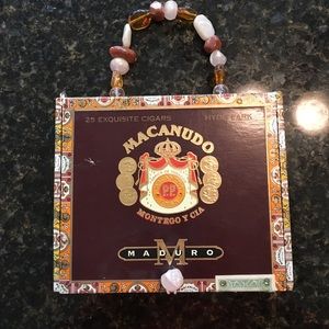 Antique cigar box purse