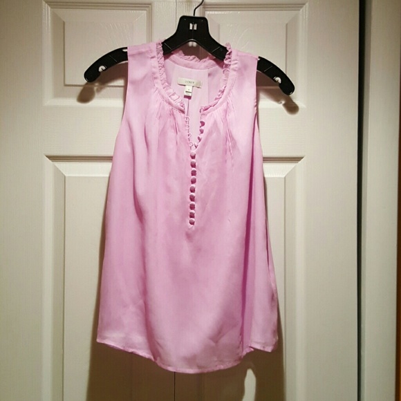 J.crew light purple tank top