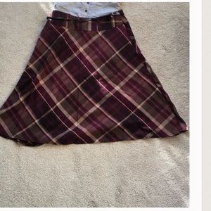 Beautiful plaid skirt