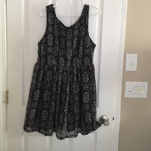 Black and white dress