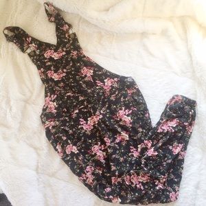 Floral Overalls