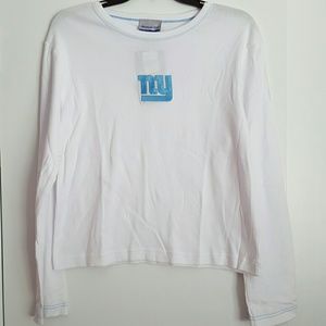 NY Giants Long Sleeve PJ Top 🏈