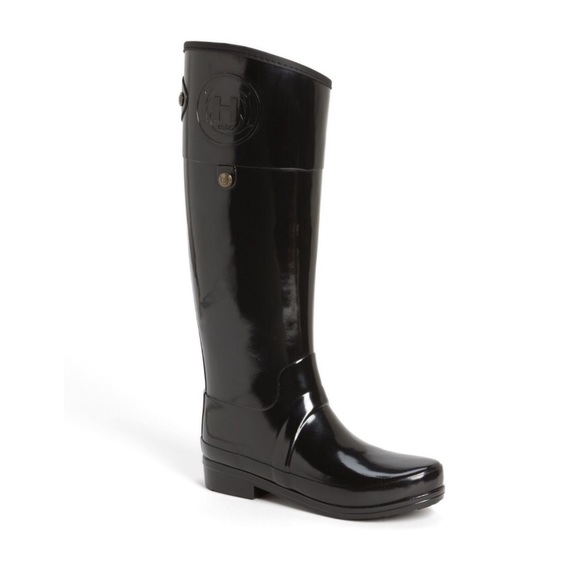 HUNTER Sandhurst Carlyle Rain boots BLACK