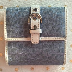 Coach light blue wallet. Excellent condition!
