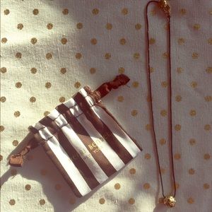 Henri Bendel ball necklace. Never used!