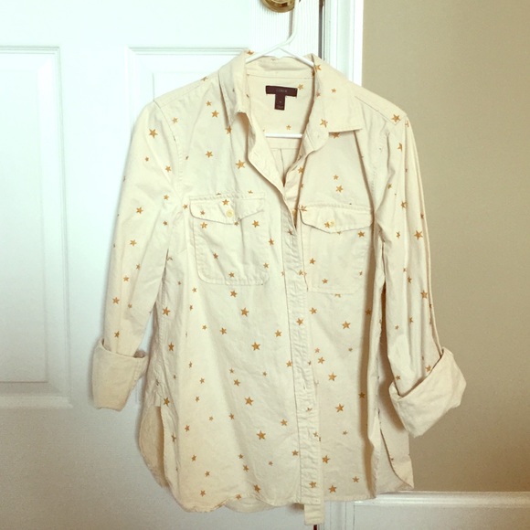 J Crew Gold Star Shirt