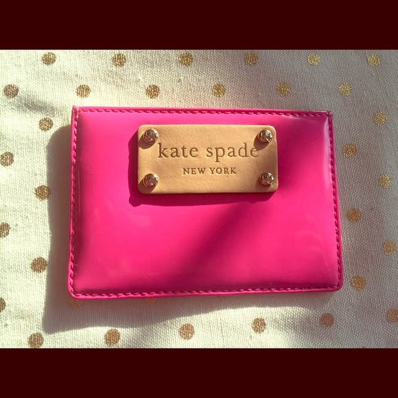 Kate spade card holder in pink!