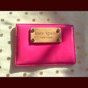 Kate spade card holder in pink!