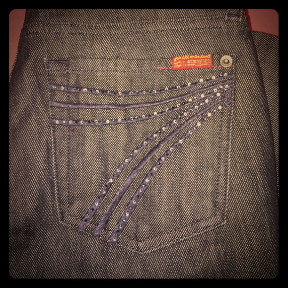 *SALE* 7 For All Mankind Rhinestone Jeans