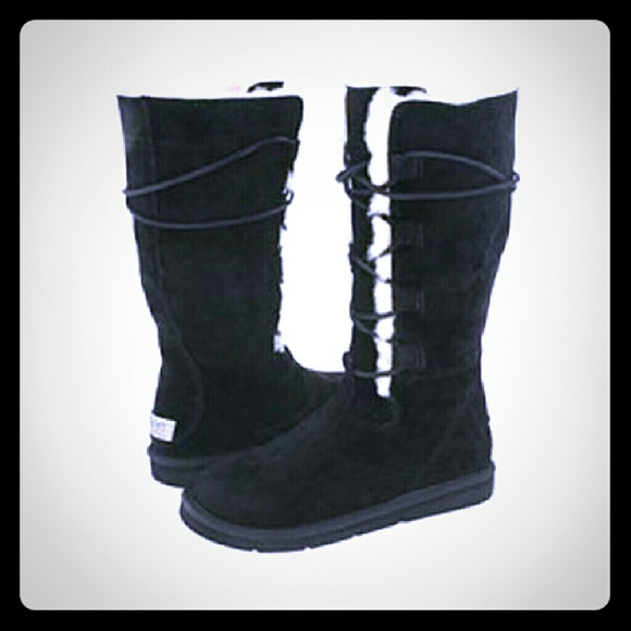 Uggs Whitley Leather Lace Up Sz 8