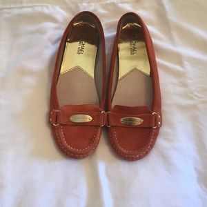 Michael Kors orange shoes