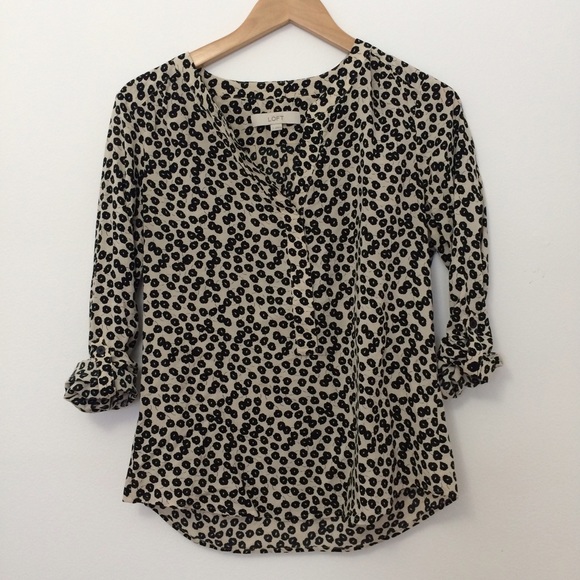LOFT Tops - Posey Print Blouse
