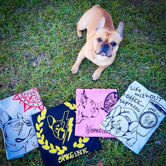 DEPRESSO! French bulldog tee NEW ALL SIZES - Picture 3 of 3