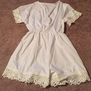 White romper
