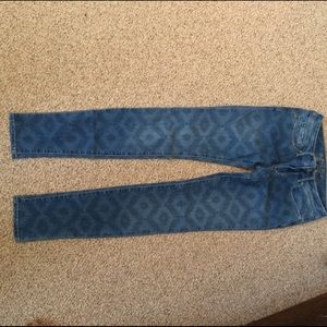 Bullhead Pacsun print jeans- size 5